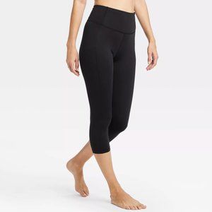 NWOT Women's Contour Power Waist High-Rise Capri Leggings 20" - All in Motion